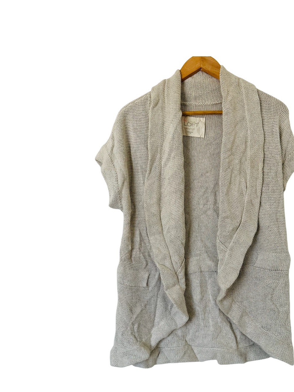 Loft Women's Open Front Cardigan
Sweater Sz S Gray